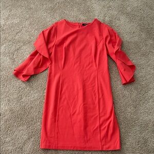 Ralph Lauren Bold Red Long Sleeve Dress